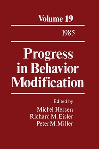 Enlarge image Cover: Progress in Behavior Modification - Academic Press