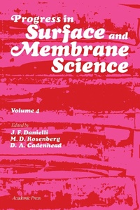 Enlarge image Cover: Progress in Surface and Membrane Science - Academic Press