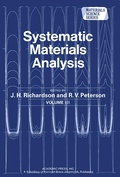 Cover: Systematic Materials Analysis - Academic Press