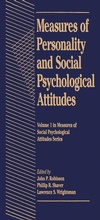 Cover: Measures of Personality and Social Psychological Attitudes - Academic Press