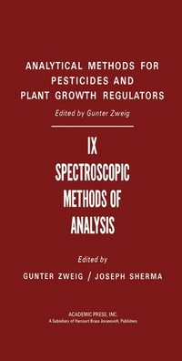 Enlarge image Cover: Spectroscopic Methods of Analysis - Academic Press