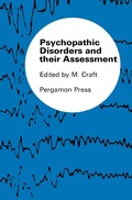 Cover: Psychopathic Disorders and Their Assessment - Elsevier