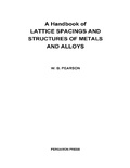 Cover: A Handbook of Lattice Spacings and Structures of Metals and Alloys - Elsevier