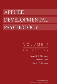 Enlarge image Cover: Applied Developmental Psychology - Academic Press