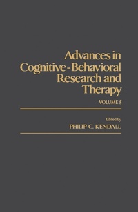 Enlarge image Cover: Advances in Cognitive-Behavioral Research and Therapy - Academic Press