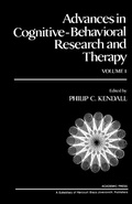 Cover: Advances in Cognitive-Behavioral Research and Therapy - Academic Press