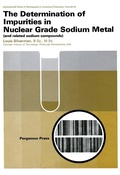 Cover: The Determination of Impurities in Nuclear Grade Sodium Metal - Elsevier