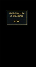 Cover: Electrical Conduction in Solid Materials - Elsevier