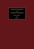Cover: Analytical Chemistry of the Condensed Phosphates - Elsevier