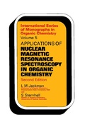 Cover: Applications of Nuclear Magnetic Resonance Spectroscopy in Organic Chemistry - Elsevier