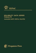 Cover: Alkaline Earth Metal Halates - Elsevier