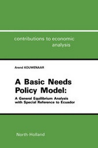 Enlarge image Cover: A Basic Needs Policy Model - Elsevier