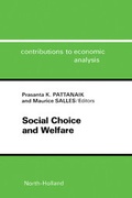Cover: Social Choice and Welfare - Elsevier