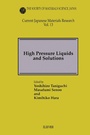Cover: High Pressure Liquids and Solutions - Elsevier