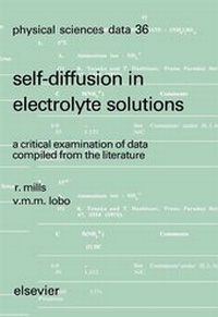 Enlarge image Cover: Self-diffusion in Electrolyte Solutions - Elsevier