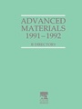 Cover: Advanced Materials 1991-1992 - Elsevier