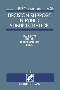 Enlarge image Cover: Decision Support in Public Administration - Elsevier