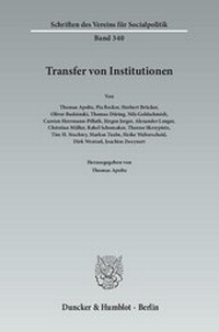 Abbildung von: Transfer von Institutionen - Duncker & Humblot