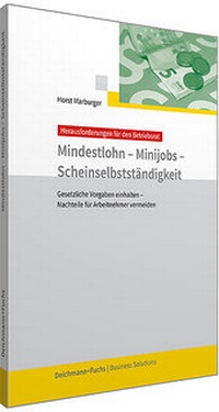 Abbildung von: Mindestlohn - Minijobs - Scheinselbständigkeit - Deichmann + Fuchs