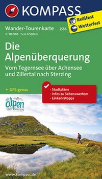 Abbildung von: Die Alpenüberquerung, Vom Tegernsee über Achensee und Zillertal nach Sterzing - KOMPASS-Karten