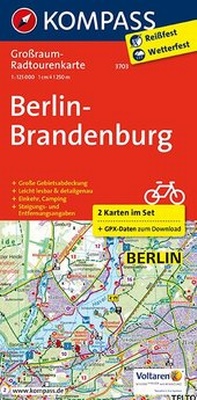 Abbildung von: Berlin-Brandenburg - KOMPASS-Karten