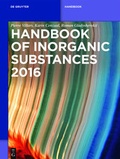Cover: Inorganic Substances. 2016 / Handbook - De Gruyter