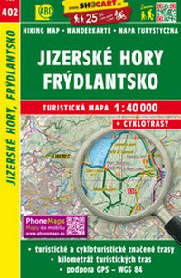Abbildung von: Jizerské hory, Frýdlantsko / Isergebirge, Friedland (Wander - Radkarte 1:40.000) - SHOcart
