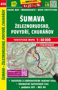 Abbildung von: Sumava - Zeleznorudsko, Povydrí, Churánov / Böhmerwald - Eisenstein (Wander - Radkarte 1:40.000) - SHOcart