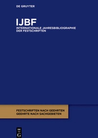Abbildung von: IJBF / 2016 - De Gruyter