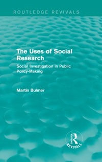 Enlarge image Cover: The Uses of Social Research (Routledge Revivals) - Routledge