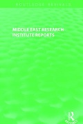 Cover: Middle East Research Institute Reports (Routledge Revivals) - Routledge