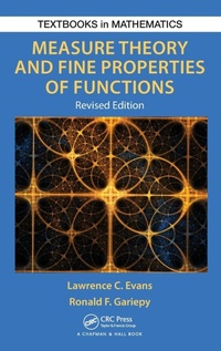 Abbildung von: Measure Theory and Fine Properties of Functions, Revised Edition - Chapman & Hall/CRC