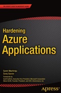 Cover: Hardening Azure Applications - APress