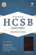 Cover: Giant Print Reference Bible-HCSB - Broadman & Holman Publishers