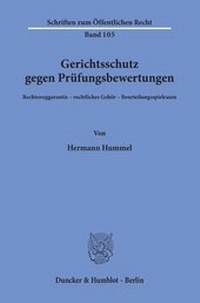 Abbildung von: Gerichtsschutz gegen Prüfungsbewertungen - fibre