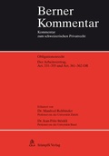 Cover: Der Arbeitsvertrag, Art. 331-355 und Art. 361-362 OR - St&auml;mpfli Verlag AG