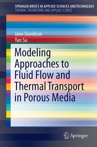 Enlarge image Cover: Modeling Approaches to Natural Convection in Porous Media - Springer