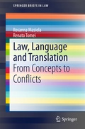 Cover: Law, Language and Translation - Springer