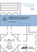 Cover: Flexible Views for View-based Model-driven Development - KIT Scientific Publishing