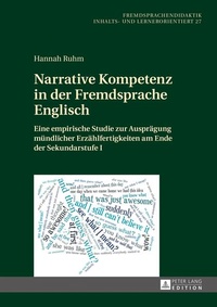 Enlarge image Cover: Narrative Kompetenz in der Fremdsprache Englisch - Peter Lang Verlag