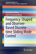 Cover: Frequency-Shaped and Observer-Based Discrete-time Sliding Mode Control - Springer