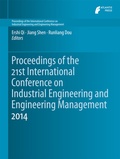 Cover: Proceedings of the 21st International Conference on Industrial Engineering and Engineering Management 2014 - Atlantis Press