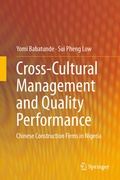 Cover: Cross-Cultural Management and Quality Performance - Springer