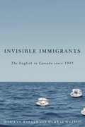Cover: Invisible Immigrants - University of Manitoba Press
