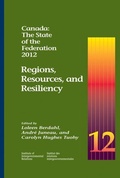 Cover: Canada: the State of the Federation, 2012 - Institute of Intergovernmental Relations