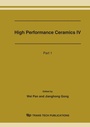 Cover: High-Performance Ceramics IV - Trans Tech Publications Ltd