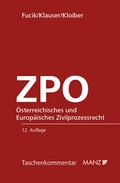 Abbildung von: Österreichisches und Europäisches Zivilprozessrecht - ZPO - Manz