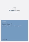Cover: Private Equity IV - Schulthess Juristische Medien