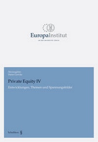 Abbildung von: Private Equity IV - Schulthess Juristische Medien