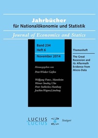 Enlarge image Cover: The Great Recession and its Aftermath: Evidence from Micro-Data - De Gruyter Oldenbourg